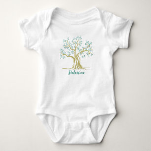 Body Para Bebê Forno de Bebê Personalizado da Árvore Oleícola Pal