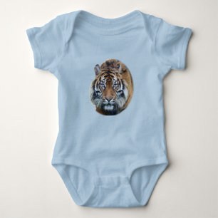 Body Para Bebê Foto Bengala Tiger Face