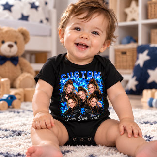 Body Para Bebê Foto Bootleg Personalizada