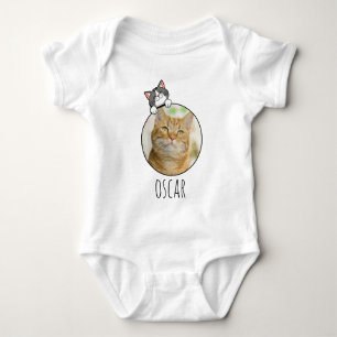 Body Para Bebê Foto+Nome Personalizável