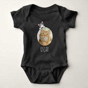 Body Para Bebê Foto+Nome Personalizável