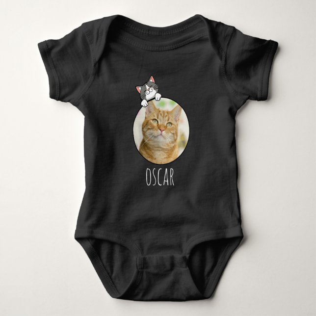 Body Para Bebê Foto+Nome Personalizável (Frente)