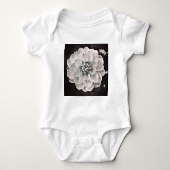 Body Para Bebê Foto quadrada - Crisântemo (Frente)