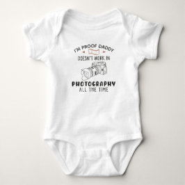 Body Para Bebê Fotógrafo Engraçado Dia dos Pais Fotografia Pai
