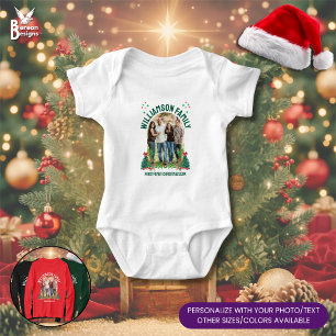 Body Para Bebê Fotos de Grupo de FAMÍLIA de NATAL combinando