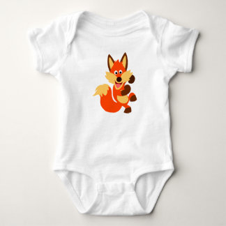 Body Para Bebê Fox Baby Bodycase, um desenho animado