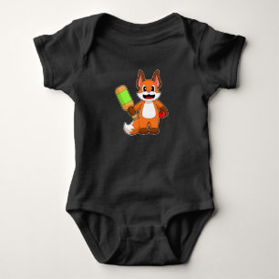 Body Para Bebê Fox Cricket bat