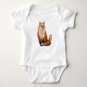 Body Para Bebê Fox e Flutter