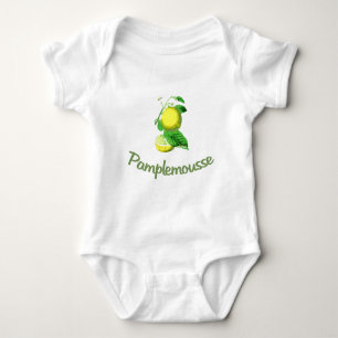 Body Para Bebê Francês de Pamplemousse para a toranja