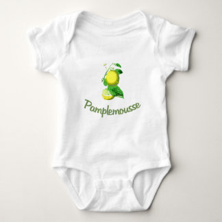Body Para Bebê Francês de Pamplemousse para a toranja