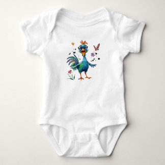 Body Para Bebê Franguinho Inteligente