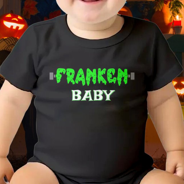 Body Para Bebê Franken Baby Frankenstein Halloween (franken baby Frankenstein baby bodysuit for kids)