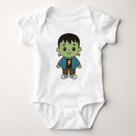 Body Para Bebê Frankie Sparks “Little Monster” Halloween Bodysuit