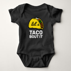 Body Para Bebê Frase Engraçada   Vamos Taco Sobre Ele
