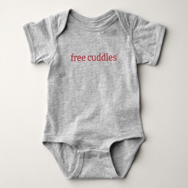 Body Para Bebê Free Cuddles One-Piece (Frente)