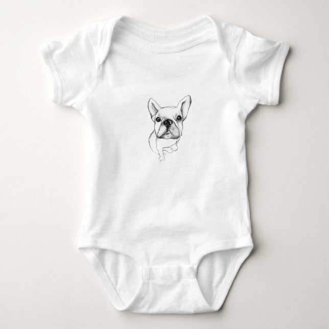 Body Para Bebê Frenchie Baby One (Frente)