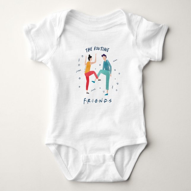 Body Para Bebê FRIENDS™ | A Rotina (Frente)