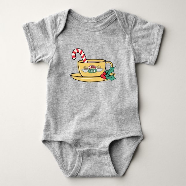 Body Para Bebê FRIENDS™ | Caneca de Férias Central Perk (Frente)