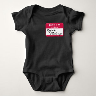 Body Para Bebê FRIENDS™ Hello My Name is Regina Phalange