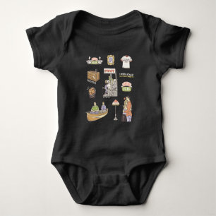 Body Para Bebê FRIENDS™   Ícones de Desenho Animado 2