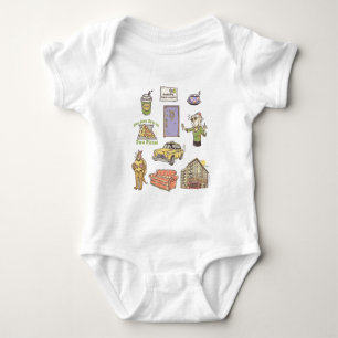 Body Para Bebê FRIENDS™   Ícones de Desenho Gráfico 1