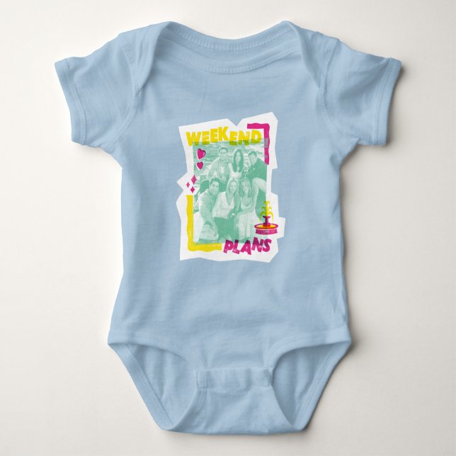 Body Para Bebê FRIENDS™ | Planos de Fim de Semana (Frente)