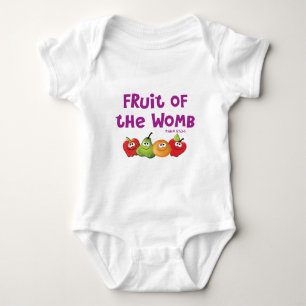 Body Para Bebê Fruta do ventre