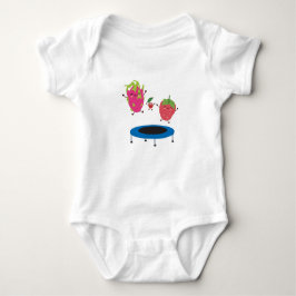 Body Para Bebê Fruta Pulando Em Trampoline