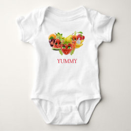 Body Para Bebê Frutas Deliciosas