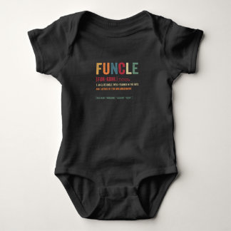 Body Para Bebê Funcle Funny Uncle Definition, Awesome Legend Hero