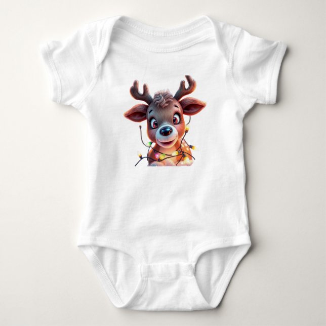 Body Para Bebê Funny animal art – perfect gift for animal lovers  (Frente)