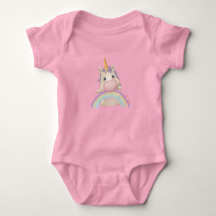 Body Para Bebê Funny Birthday Unicorn