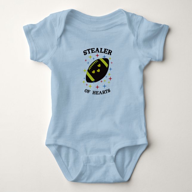 Body Para Bebê Furador de Corações (Frente)