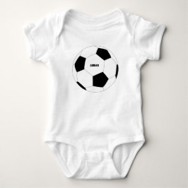 Body Para Bebê Futebol de bola de futebol personalizado