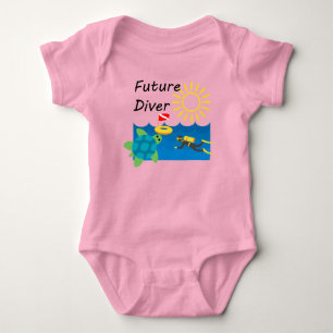 Body Para Bebê Future Diver Design - Baby Jersey - Bodysuit