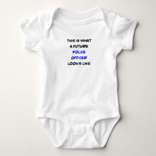 Body Para Bebê futuro agente policial 