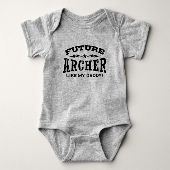 Body Para Bebê Futuro Archer Como Meu Pai (Frente)