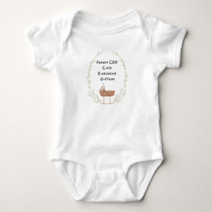 Body Para Bebê 💼 👶 "Futuro CEO: Executivo da Crib"