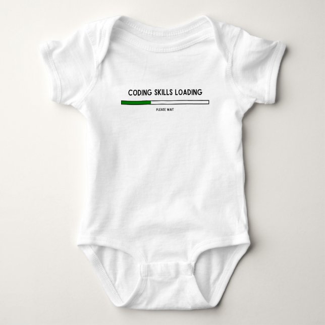 Body Para Bebê Futuro Desenvolvedor: Habilidades de Codificação C (Frente)