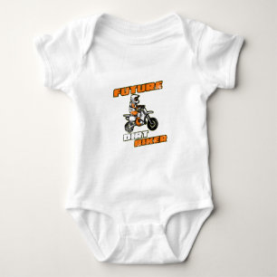 Body Para Bebê Futuro Dirt Biker Engraçado Motocross para Crian