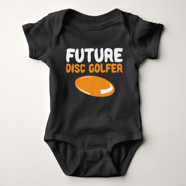 Body Para Bebê Futuro Disco Golfer Disco Golf Buddy Boy (Frente)