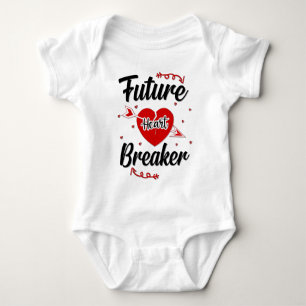 Body Para Bebê Futuro e engraçado, quebrador de coração, unisex b