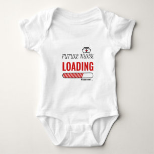 Body Para Bebê Futuro Enfermeiro Carregando Personalizado Diverti