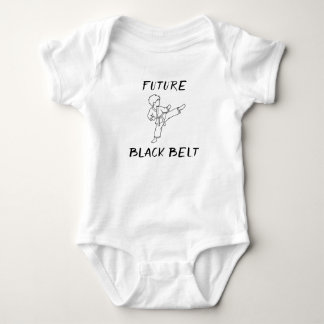 Body Para Bebê Futuro Faixa Preta Taekwondo Karatê