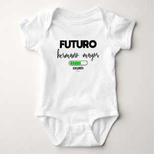 Body Para Bebê Futuro hermano prefeito cargando