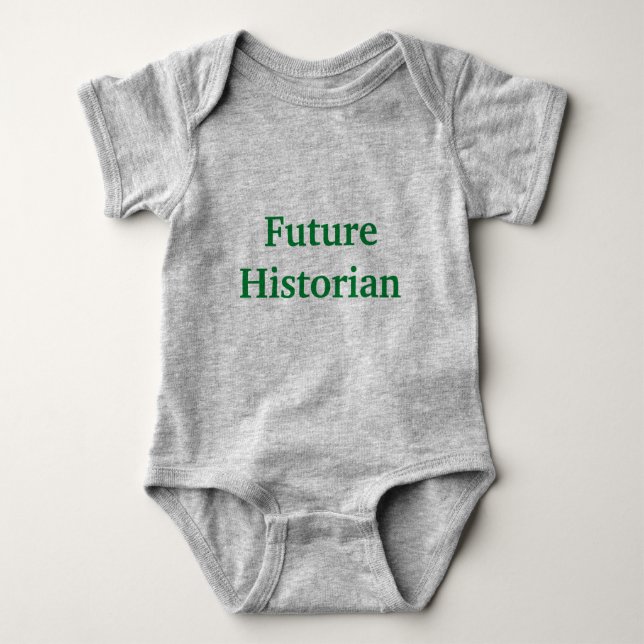 Body Para Bebê Futuro Historiador (Frente)