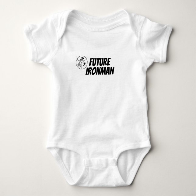 Body Para Bebê Futuro Ironman (Frente)