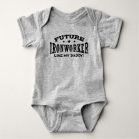 Futuro Irontrabalhador Como Meu Bebê Pai De Roupa