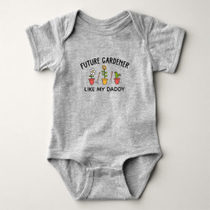 Body Para Bebê Futuro Jardineiro Como Meu Papai Paisagista Planta