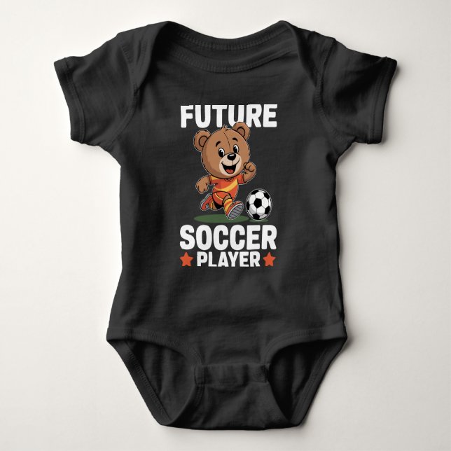 Body Para Bebê Futuro Jogador de Futebol (Frente)